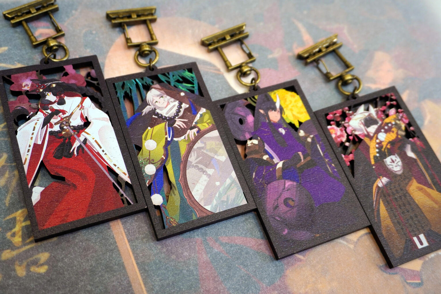 The Tale of Eternity - OC wood charms